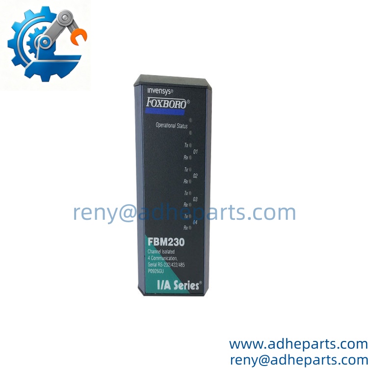 Foxboro FBM230 P0926GU | 4-Port Serial Communication Module